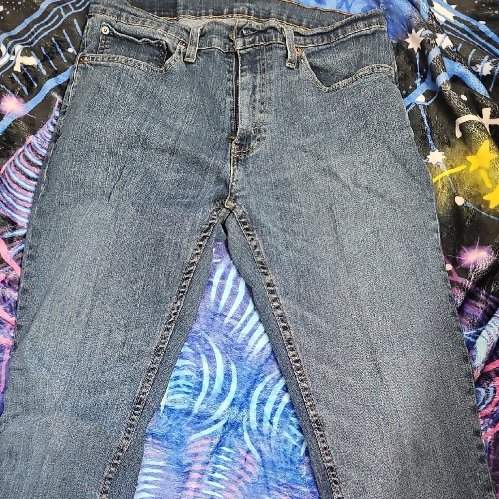 Levi's Blue Denim Men's Jeans with Iconic Patch